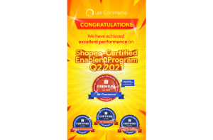 Jet Commerce Raih Penghargaan Tertinggi di Program Sertifikasi Enabler Shopee