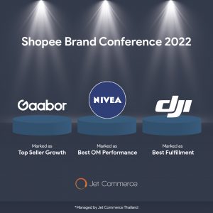 Jet Commerce Thailand Recieved Several Award at Shopee Brand Conference 2022